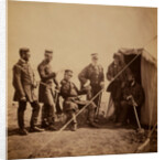 Brigadier McPherson & officers of the 4th Division Captain Higham by Roger Fenton