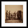 Brigadier McPherson & officers of the 4th Division Captain Higham by Roger Fenton