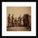 Brigadier McPherson & officers of the 4th Division Captain Higham by Roger Fenton