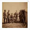 Brigadier McPherson & officers of the 4th Division Captain Higham by Roger Fenton