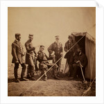 Brigadier McPherson & officers of the 4th Division Captain Higham by Roger Fenton