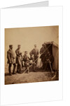 Brigadier McPherson & officers of the 4th Division Captain Higham by Roger Fenton