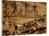 Balaklava harbour, the cattle pier, Crimean War by Roger Fenton