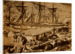 Balaklava harbour, the cattle pier, Crimean War by Roger Fenton