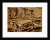 Balaklava harbour, the cattle pier, Crimean War by Roger Fenton