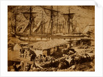 Balaklava harbour, the cattle pier, Crimean War by Roger Fenton
