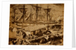 Balaklava harbour, the cattle pier, Crimean War by Roger Fenton