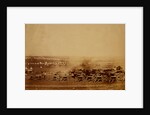 Kamara Heights in the distance, artillery waggons in the foreground, Crimean War by Roger Fenton