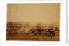 Kamara Heights in the distance, artillery waggons in the foreground, Crimean War by Roger Fenton