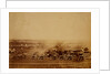 Kamara Heights in the distance, artillery waggons in the foreground, Crimean War by Roger Fenton