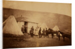 Captain Webb's hut, 4th Dragoon Guards, Crimean War by Roger Fenton