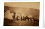 Captain Webb's hut, 4th Dragoon Guards, Crimean War by Roger Fenton