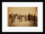Brigadier-General Garrett & officers of his staff, Crimean War by Roger Fenton