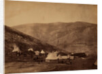 Encampment of the 71st Regiment at Balaclava commissariat camp &c, Crimean War by Roger Fenton