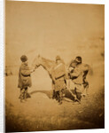 Captain Portal, 4th Light Dragoons equipped for Balaklava, Crimean War by Roger Fenton