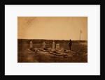 The tombs of the generals on Cathcart's Hill, Crimean War by Roger Fenton