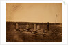 The tombs of the generals on Cathcart's Hill, Crimean War by Roger Fenton
