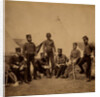 Officers of the 90th Regiment, Crimean War by Roger Fenton