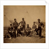 Officers of the 90th Regiment, Crimean War by Roger Fenton