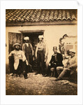 Railway officials, messrs. Swan, Cadell, Middleton, Howse, & Kellock, Crimean War by Roger Fenton