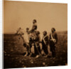 Ismail Pacha on horseback, with Turkish officers, Crimean War by Roger Fenton