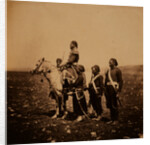 Ismail Pacha on horseback, with Turkish officers, Crimean War by Roger Fenton