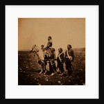 Ismail Pacha on horseback, with Turkish officers, Crimean War by Roger Fenton