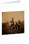 Ismail Pacha on horseback, with Turkish officers, Crimean War by Roger Fenton
