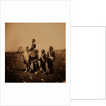 Ismail Pacha on horseback, with Turkish officers, Crimean War by Roger Fenton