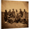 General Cissé, with officers & soldiers of General Bosquet's Division, Crimean War by Roger Fenton