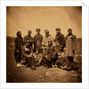 General Cissé, with officers & soldiers of General Bosquet's Division, Crimean War by Roger Fenton
