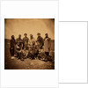 General Cissé, with officers & soldiers of General Bosquet's Division, Crimean War by Roger Fenton