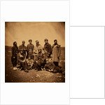 General Cissé, with officers & soldiers of General Bosquet's Division, Crimean War by Roger Fenton