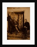 Major General Sir R. Dacres, Captain Hamley & Colonel Adye, Crimean War by Roger Fenton