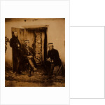 Major General Sir R. Dacres, Captain Hamley & Colonel Adye, Crimean War by Roger Fenton