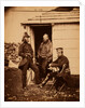 Captain Ponsonby, Captain Pearson & Captain Markham, on the staff of Sir George Brown, Crimean War by Roger Fenton