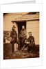 Captain Ponsonby, Captain Pearson & Captain Markham, on the staff of Sir George Brown, Crimean War by Roger Fenton