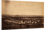 Looking towards Mackenzie's Heights, tents of the 33rd Regiment in the foreground, Crimean War by Roger Fenton