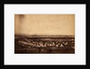 Looking towards Mackenzie's Heights, tents of the 33rd Regiment in the foreground, Crimean War by Roger Fenton