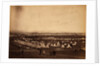 Looking towards Mackenzie's Heights, tents of the 33rd Regiment in the foreground, Crimean War by Roger Fenton