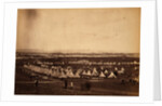Looking towards Mackenzie's Heights, tents of the 33rd Regiment in the foreground, Crimean War by Roger Fenton