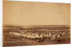 Looking towards Mackenzie's Heights, tents of the 33rd Regiment in the foreground, Crimean War by Roger Fenton