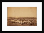 Looking towards Mackenzie's Heights, tents of the 33rd Regiment in the foreground, Crimean War by Roger Fenton