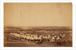 Looking towards Mackenzie's Heights, tents of the 33rd Regiment in the foreground, Crimean War by Roger Fenton