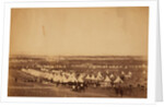 Looking towards Mackenzie's Heights, tents of the 33rd Regiment in the foreground, Crimean War by Roger Fenton