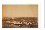 Looking towards Mackenzie's Heights, tents of the 33rd Regiment in the foreground, Crimean War by Roger Fenton