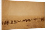 Looking towards Balaclava, Turkish camp in the distance to the right, Crimean War by Roger Fenton