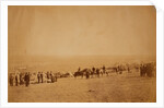 Looking towards Balaclava, Turkish camp in the distance to the right, Crimean War by Roger Fenton