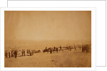 Looking towards Balaclava, Turkish camp in the distance to the right, Crimean War by Roger Fenton
