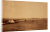 Looking towards St. George's Monastery, tents of the 4th Division in the foreground, Crimean War by Roger Fenton